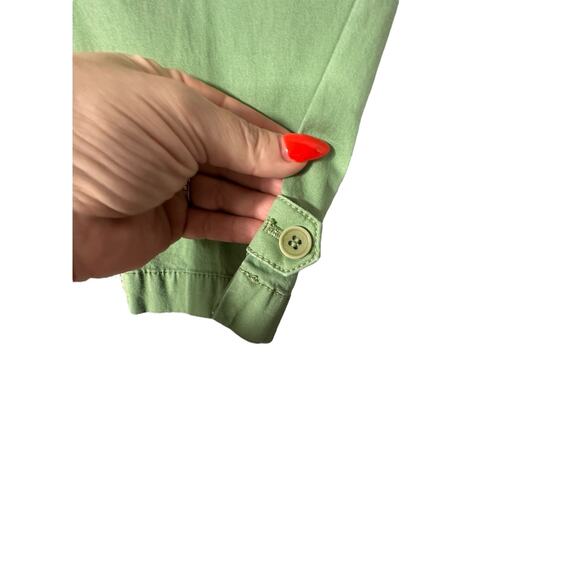 Talbots Light Green Perfect Crop Pants Size 10P - Picture 3 of 6